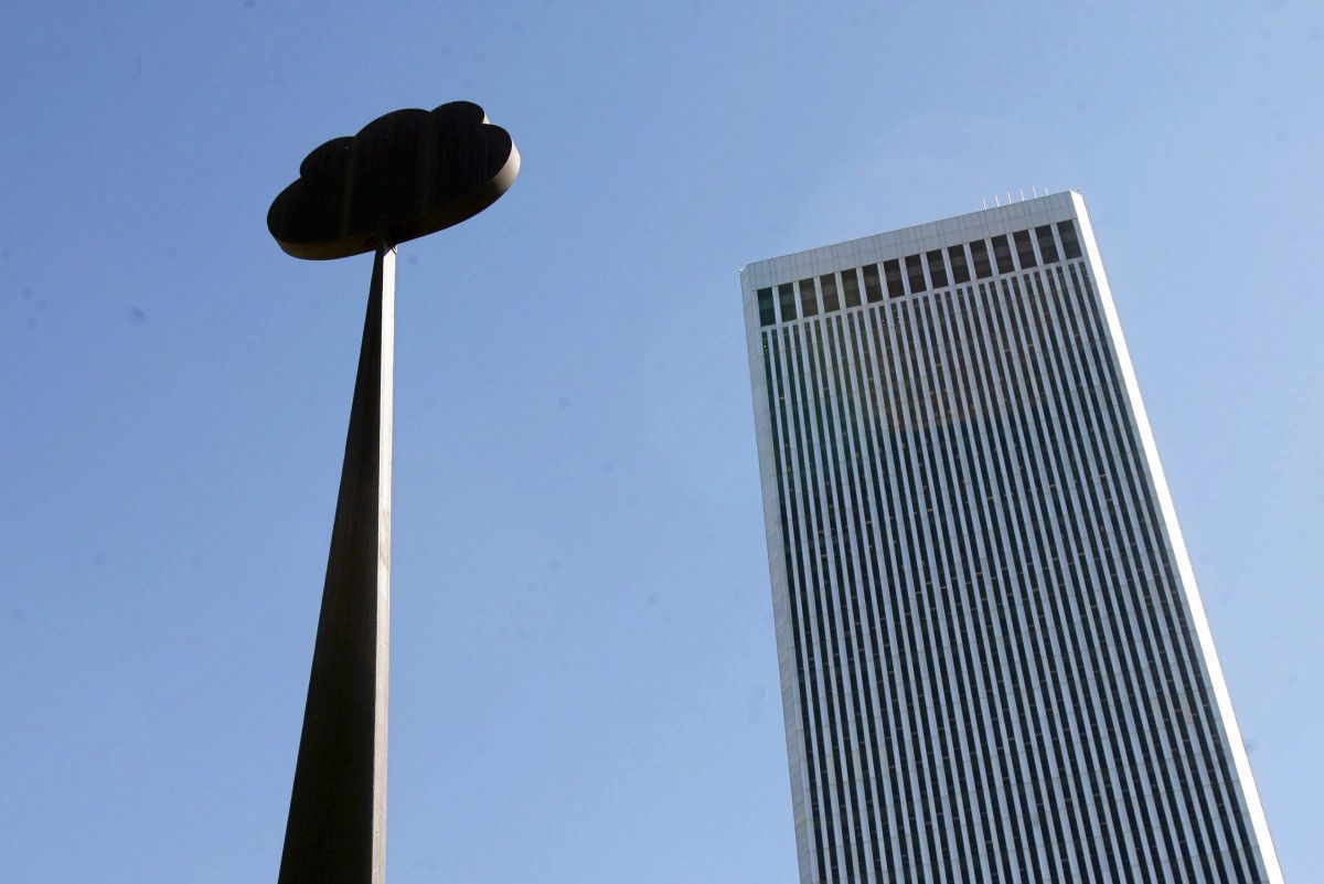 1. Visit the cloud sculpture before it's gone